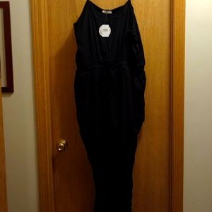 Brand New black jumpsuit cargo pockets size 2x